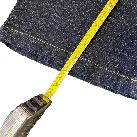 STRETCH DARK BLUE WOMENS JEANS Size 2X/2T Straight Leg - Picture 7 of 12